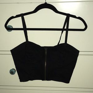 Black Crop Top